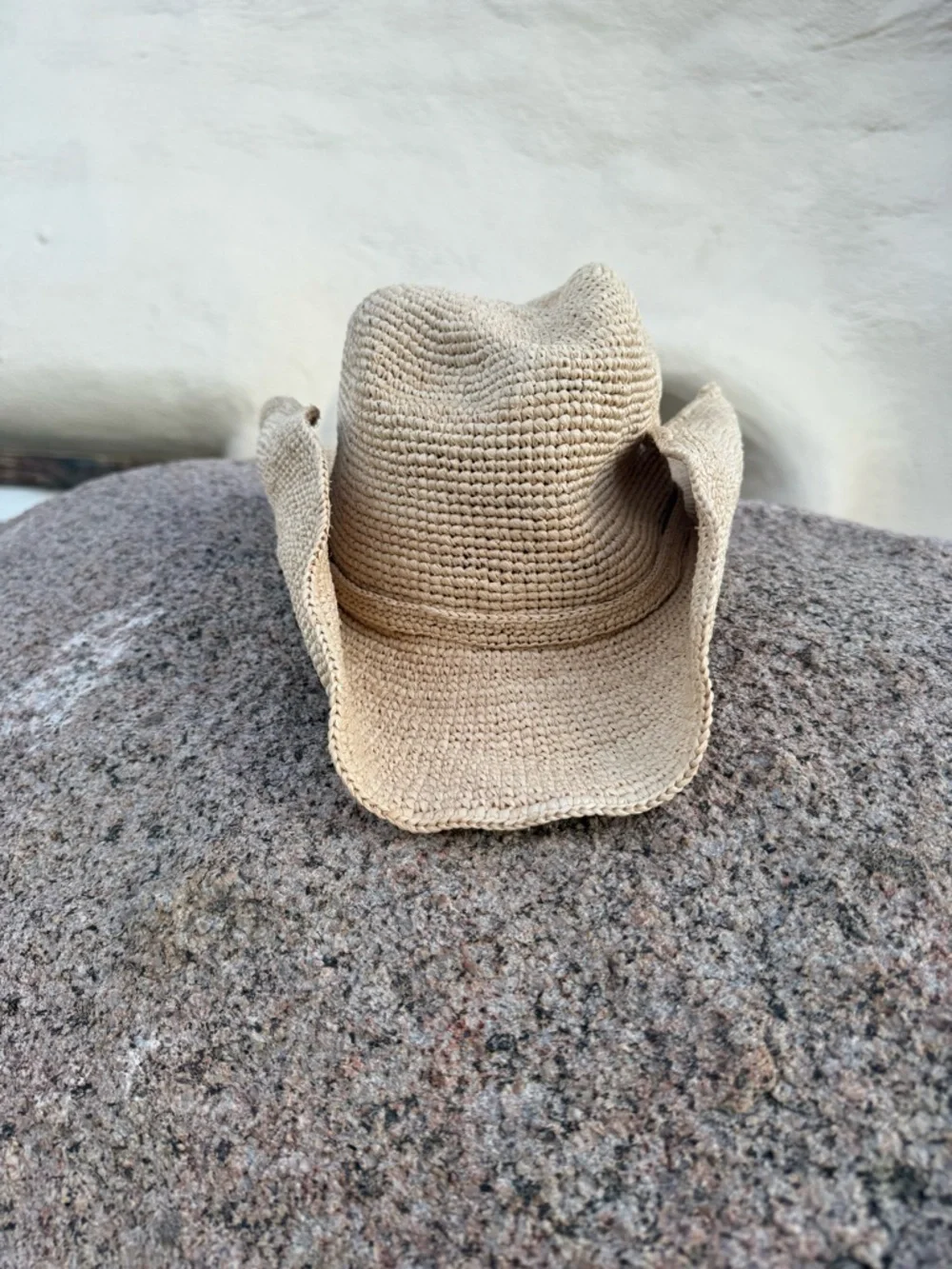 Janessa Leone packable Sacha Hat in Natural never worn - Picture 10 of 13
